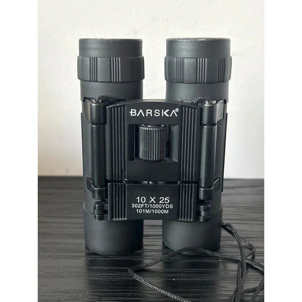 Barska Lucid View 10x25mm Compact Binoculars w/Case Bird Watchin/Sports/Concerts